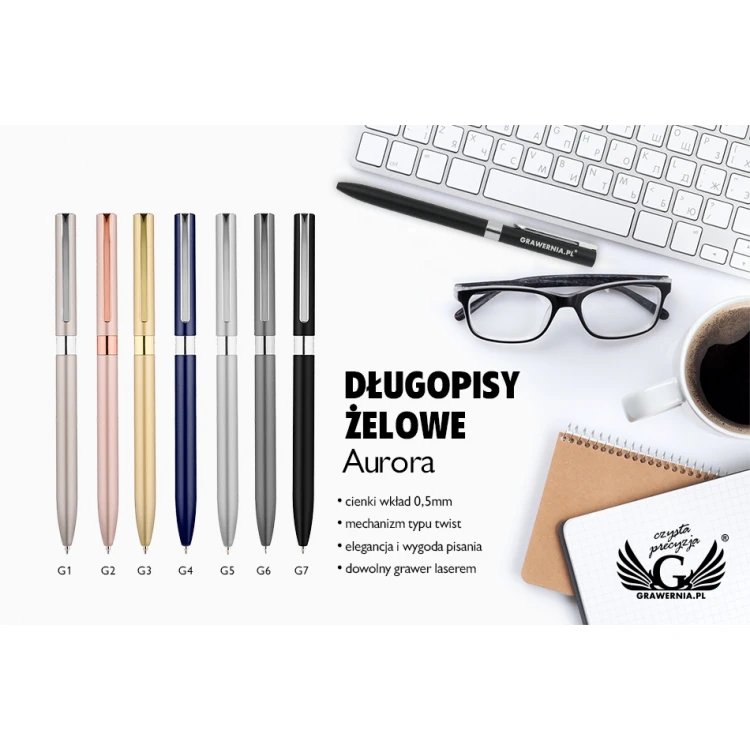 Gelstifte Aurora mit individueller Gravur - DP017
