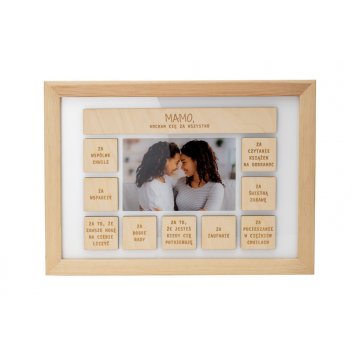 Holzrahmen für Mama mit Foto - RAM009