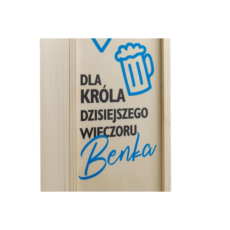 Holzkiste für Alkohol - Junggesellenabend - SK012