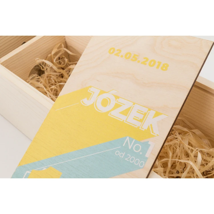 Holzkiste für Alkohol - Geschenk zum 18. Geburtstag - SK014