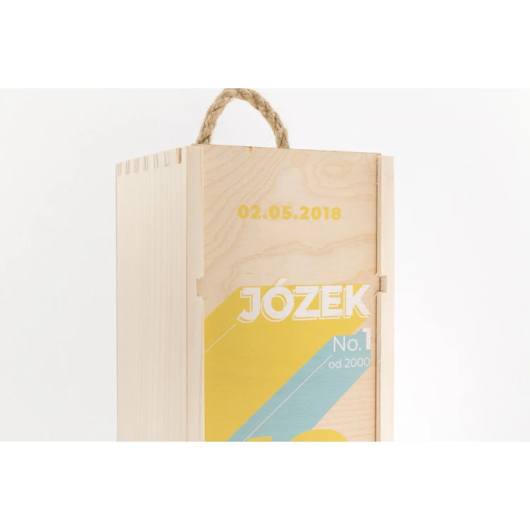 Holzkiste für Alkohol - Geschenk zum 18. Geburtstag - SK014