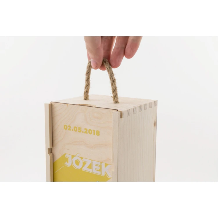 Holzkiste für Alkohol - Geschenk zum 18. Geburtstag - SK014