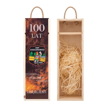 Holzflaschenkasten für Feuerwehrmann TSO - Abmessungen 110x360mm - SK106