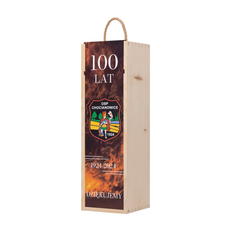 Holzflaschenkasten für Feuerwehrmann TSO - Abmessungen 110x360mm - SK106