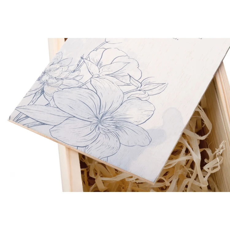 Holzweinkiste - Geschenk für das Brautpaar - SK071