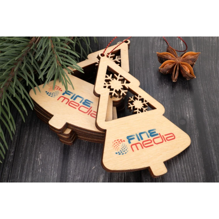 Holzweihnachtsbäume - Größe 64x94mm - individuelle Gravur - BDR042