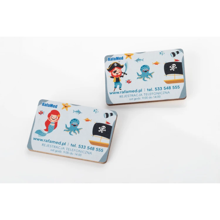 Holzmagnete mit Logo - UV-Druck - MGN023