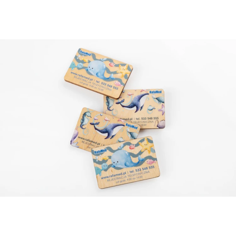 Holzmagnete mit Logo - UV-Druck - MGN023