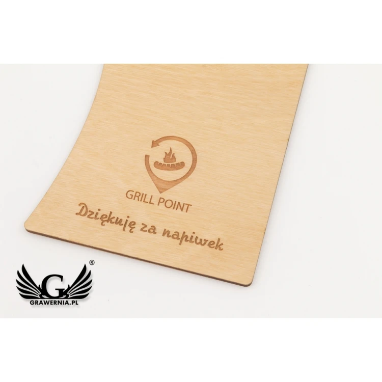 Holz Kellner Geldbörse - beliebige Lasergravur - MEN018