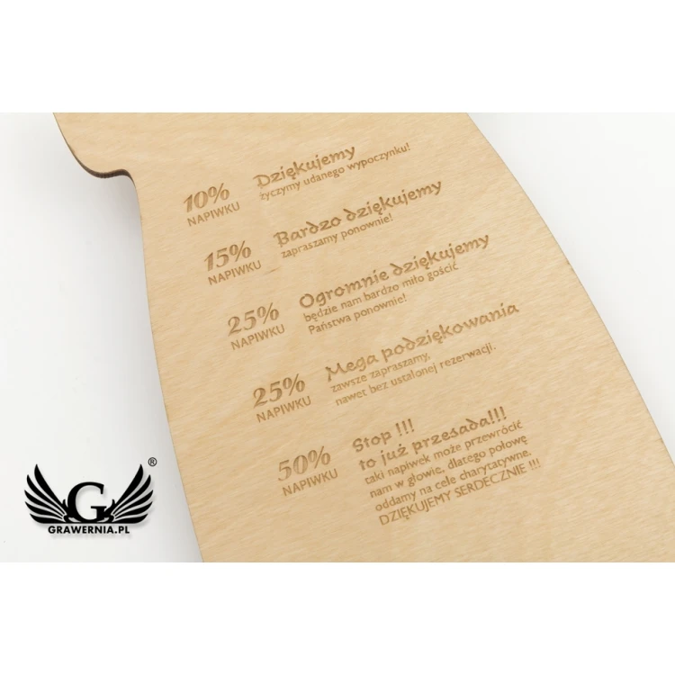 Holz Kellner Geldbörse - beliebige Lasergravur - MEN021