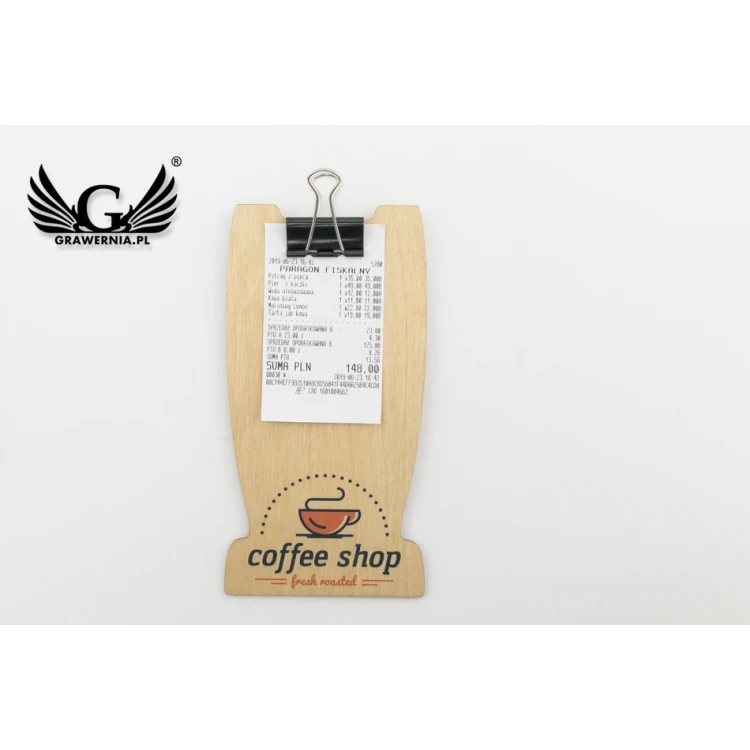 Holz Kellnerbörse - beliebiger UV-Druck - MEN022