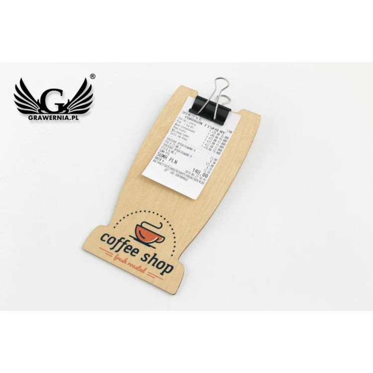 Holz Kellnerbörse - beliebiger UV-Druck - MEN022