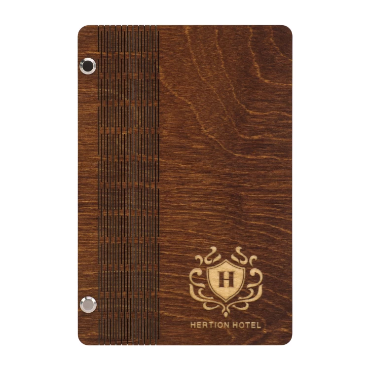 Kellnerkasse aus Holz - individuelle Lasergravur - Größe 110x170mm - MEN028
