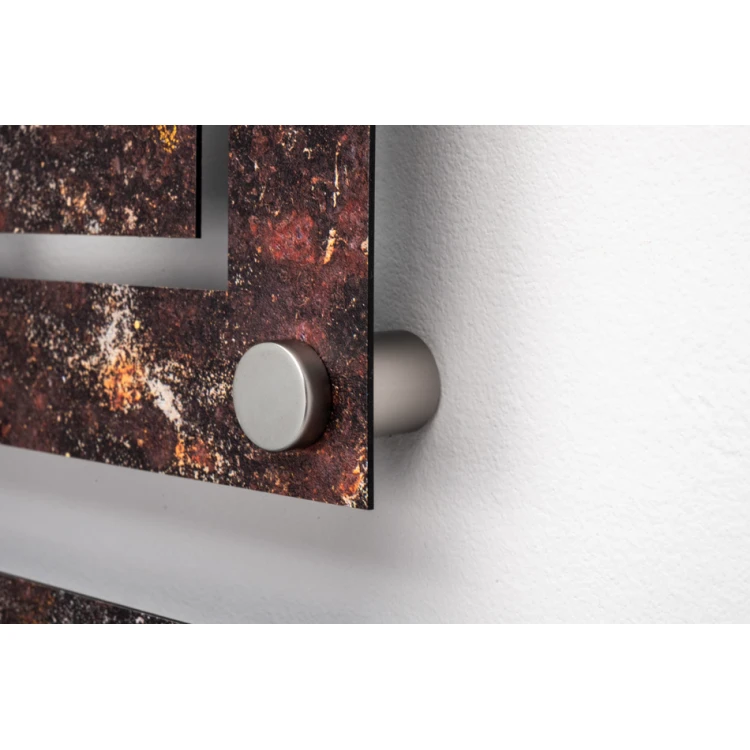 Zweiteiliges Hausnummernschild - Laminat Textures - Größe 297x260mm - SPD026