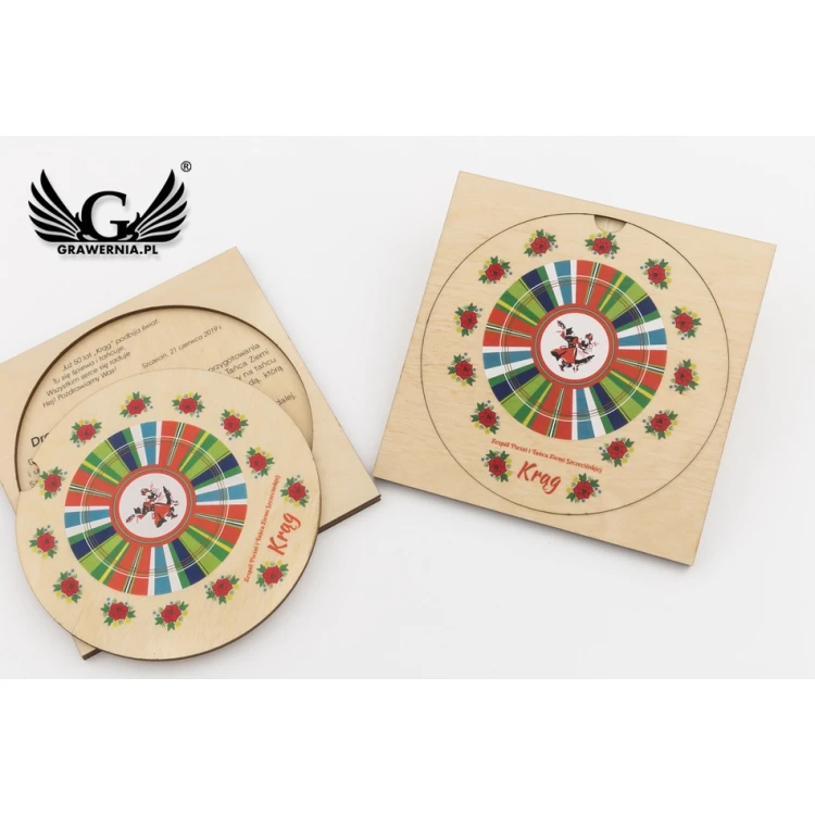Holz Souvenir - Jubiläum - UV-Druck - ZAP058