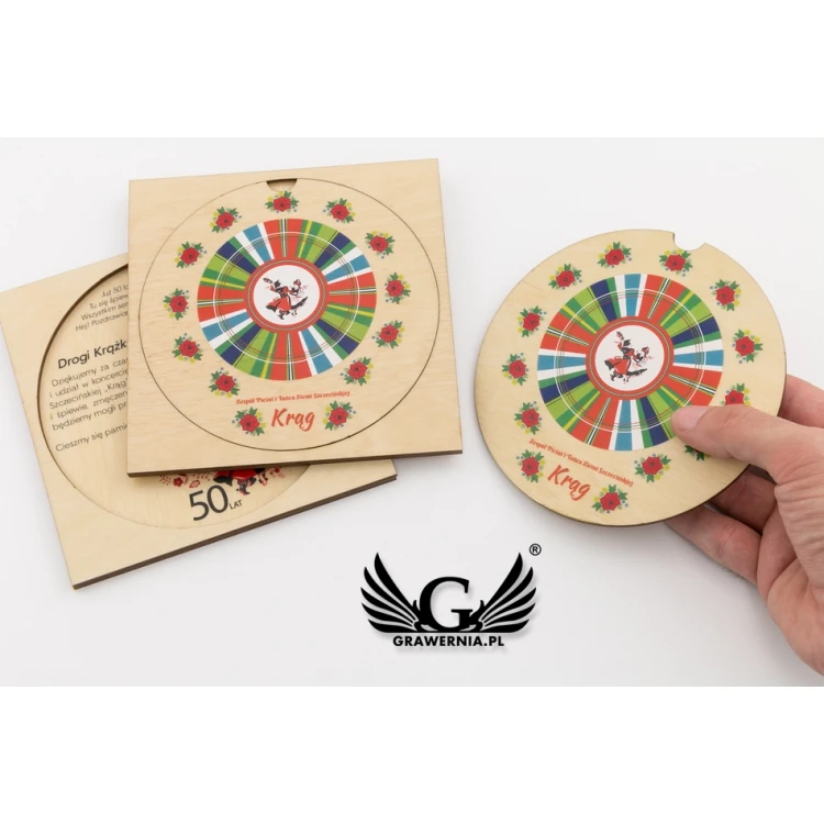 Holz Souvenir - Jubiläum - UV-Druck - ZAP058