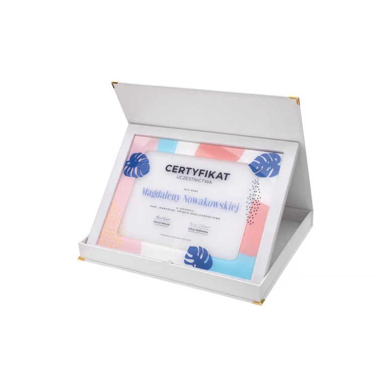 Akryl-Diplom - Teilnahmezertifikat - farbiger UV-Druck - DUV084