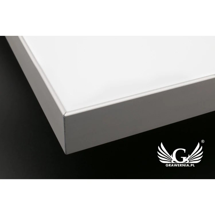 Exklusives Geschäftszertifikat Weißglas - Maße: 400x300mm - DUV033