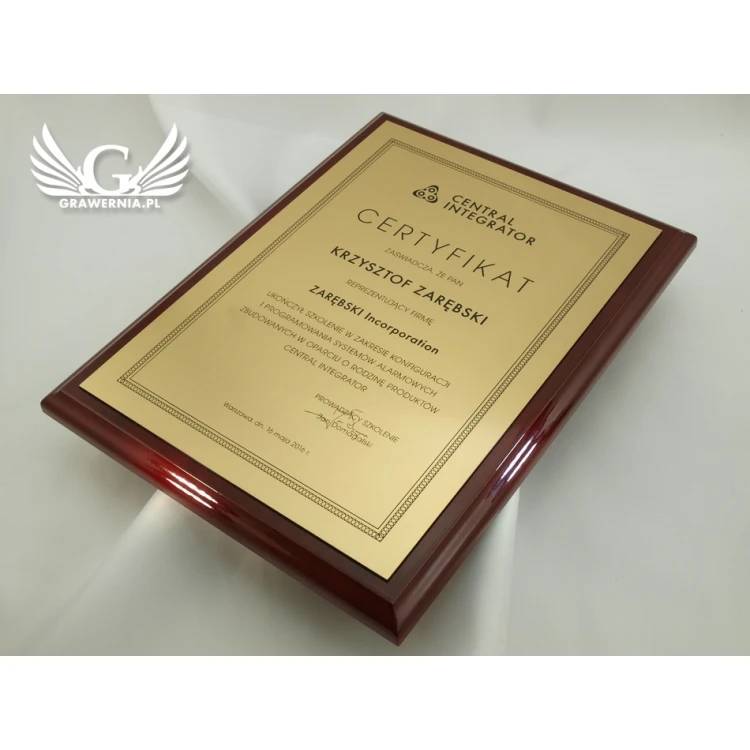 Zertifikat Classic Exclusive - DCE001