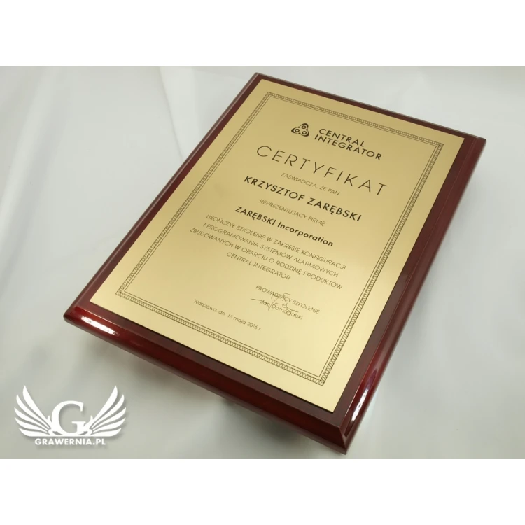 Zertifikat Classic Exclusive - DCE001