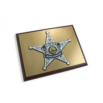 DIPLOM FÜR DEN CHEF - SHERIFFSTERN - SL029
