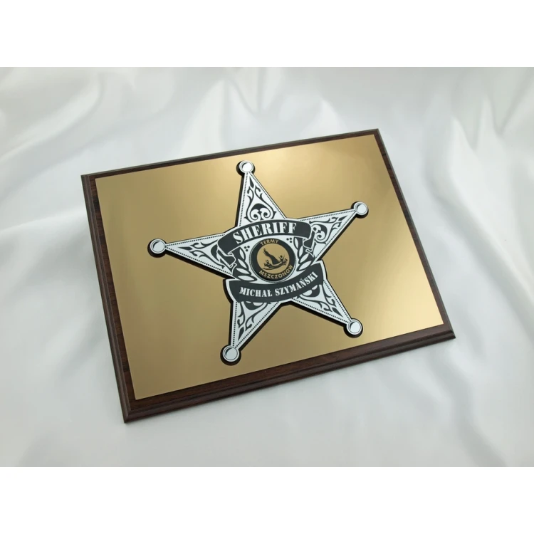 DIPLOM FÜR DEN CHEF - SHERIFFSTERN - SL029
