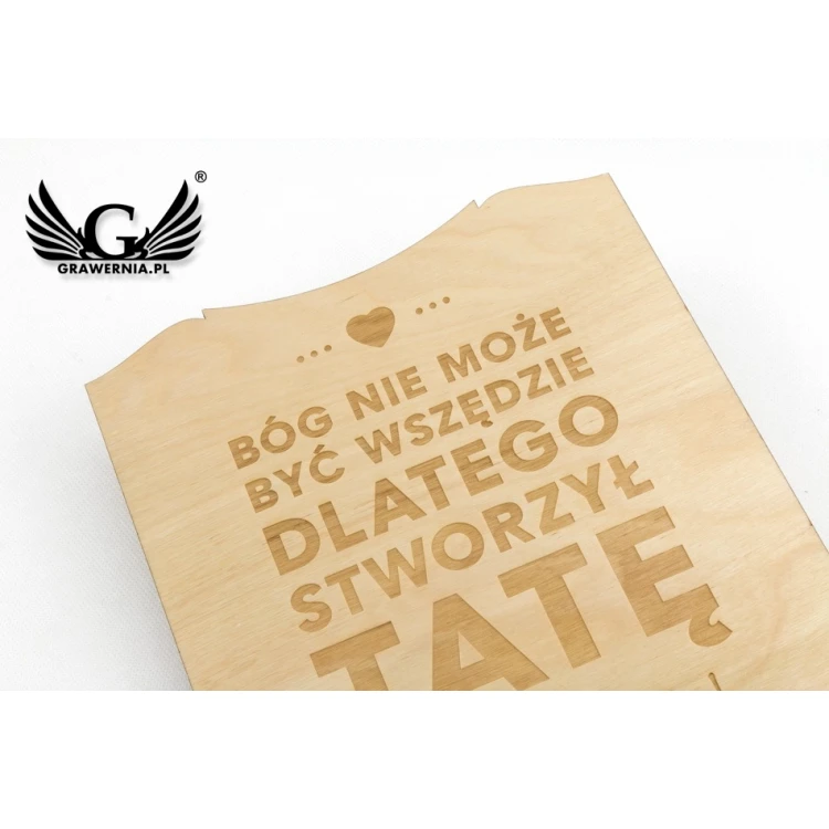 Holzdiplom für Super Papa - Größe 210x297mm (A4) - DRE005
