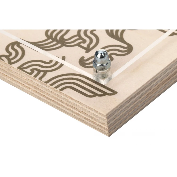 Holzdiplom mit Plexiglasfront und UV-Druck - DUV085