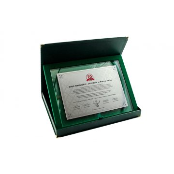 Jubiläumsurkunde - horizontal - UV-Farbdruck - DUV021