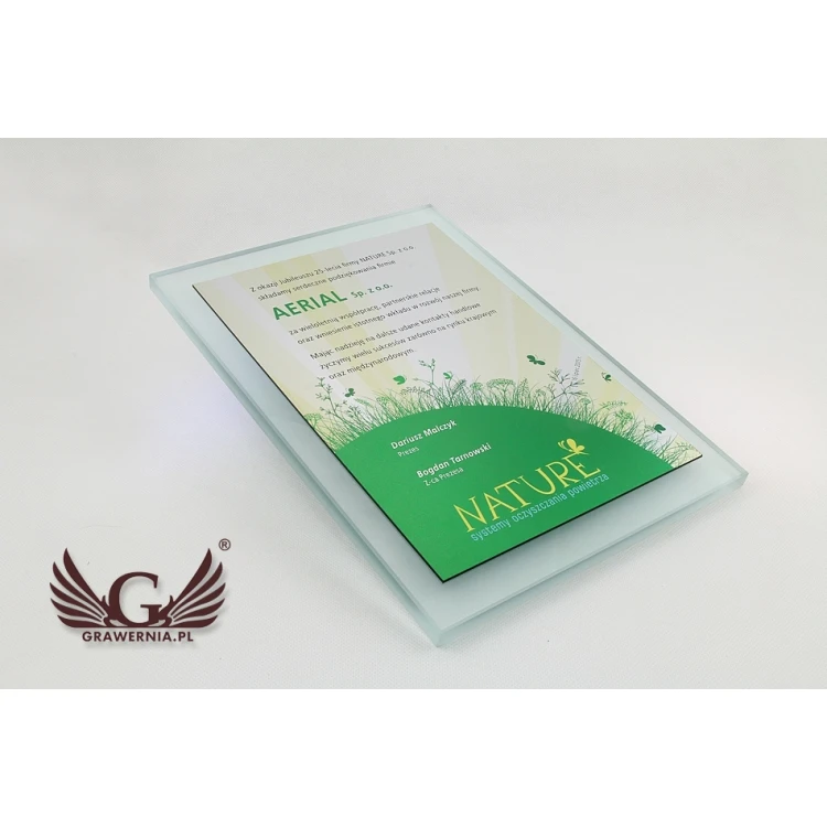 Jubiläumsurkunde - farbiger UV-Druck - DUV001