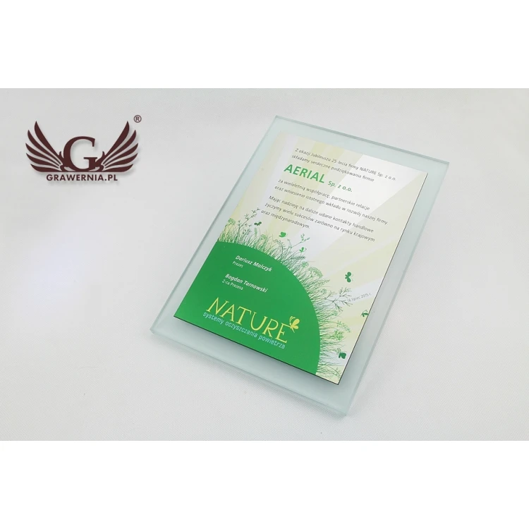 Jubiläumsurkunde - farbiger UV-Druck - DUV001