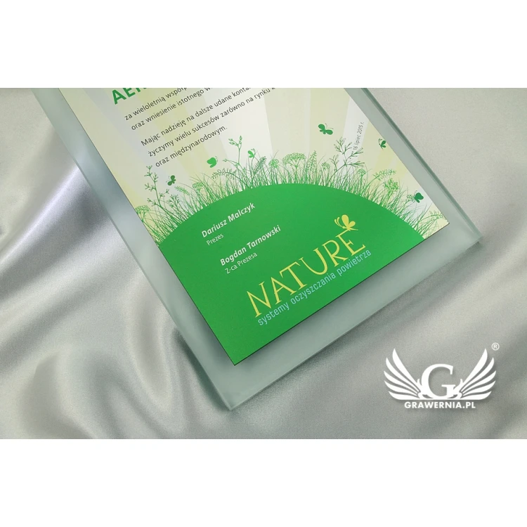 Jubiläumsurkunde - farbiger UV-Druck - DUV001