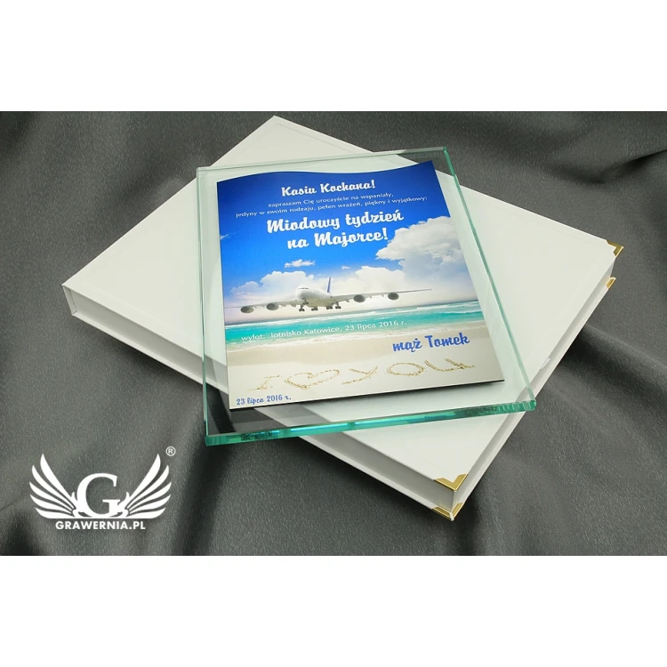 Hochzeitswoche Diplom - farbiger UV-Druck - DUV003