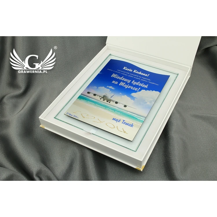 Hochzeitswoche Diplom - farbiger UV-Druck - DUV003