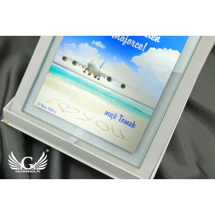 Hochzeitswoche Diplom - farbiger UV-Druck - DUV003