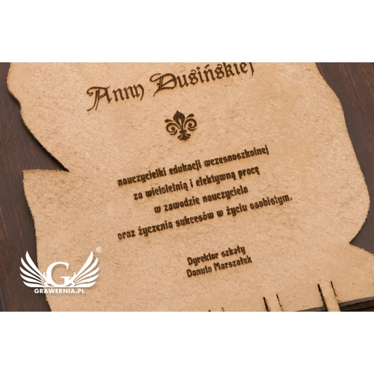 Diplom auf Leder - Muster A - DSK001