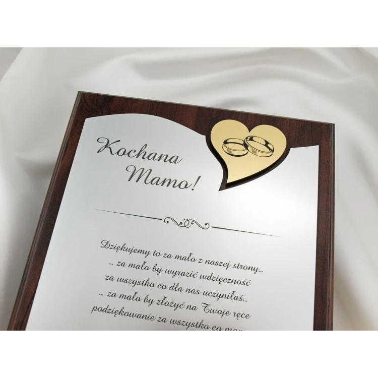 HOCHZEITSURKUNDE in ETUI - DS010 - Dankeschön für die Eltern - Set von 2 Stück.