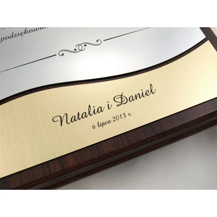 HOCHZEITSURKUNDE in ETUI - DS010 - Dankeschön für die Eltern - Set von 2 Stück.
