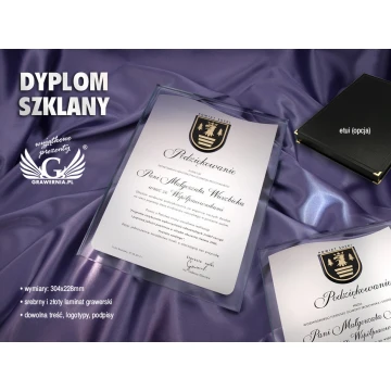 GLASDIPLOM - DSZ014 - vertikal
