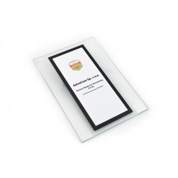 Glasdiplom - Gold Partner - UV-Druck - DUV045