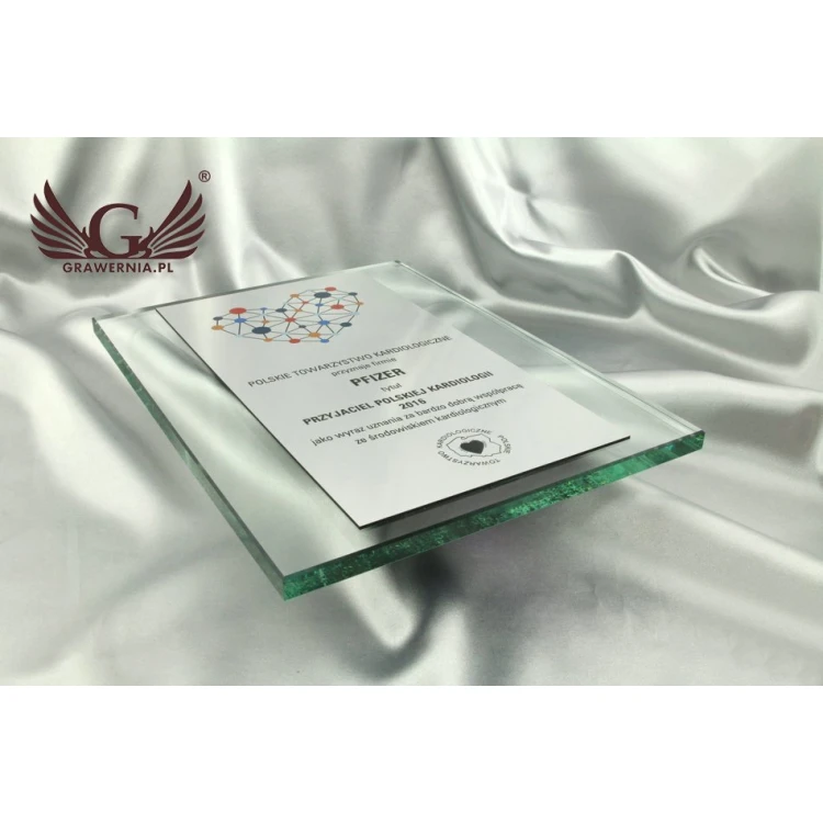 Glasdiplom - farbiger UV-Druck - DUV009