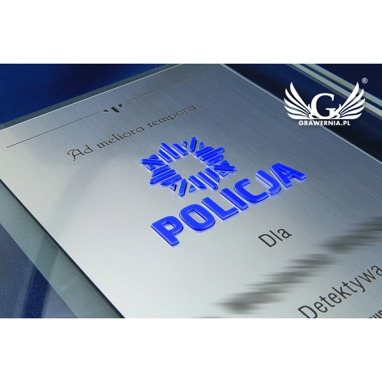 GLASDIPLOM POLIZEI - DSZ046 - vertikal