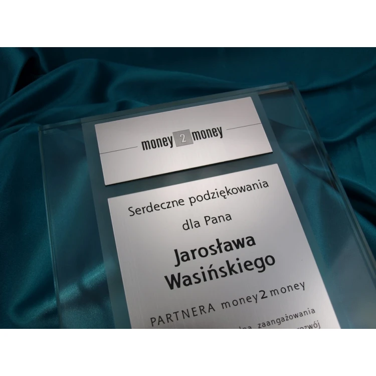 GLASDIPLOM - DSZ012 - Zertifikat, Dankeschön, Auszeichnung