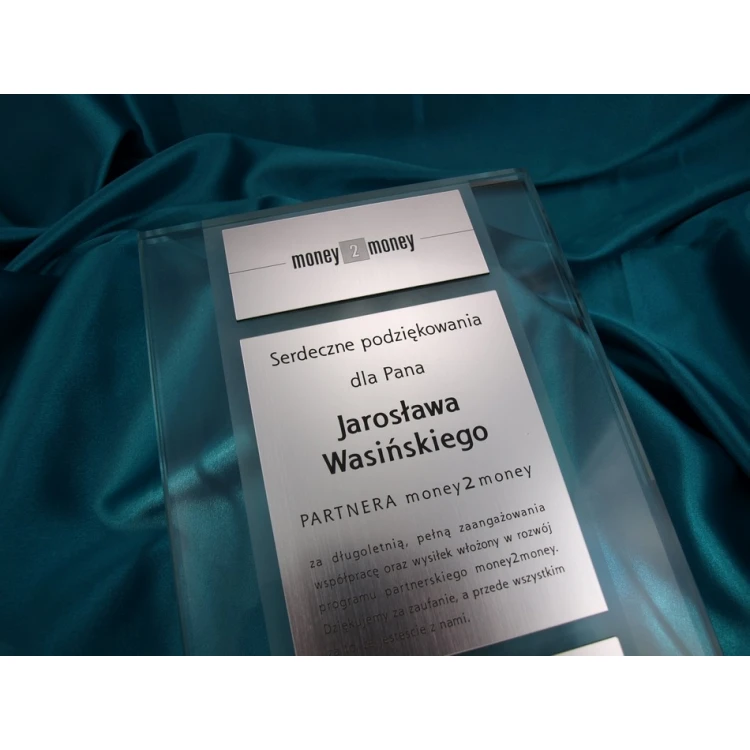 GLASDIPLOM - DSZ012 - Zertifikat, Dankeschön, Auszeichnung