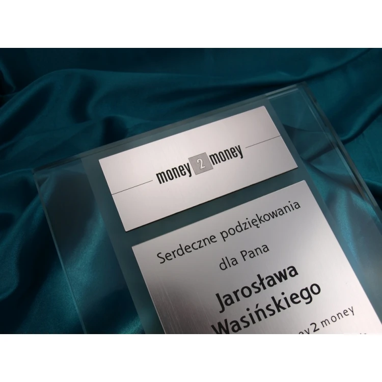 GLASDIPLOM - DSZ012 - Zertifikat, Dankeschön, Auszeichnung