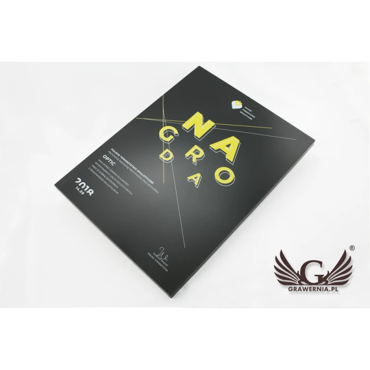 Anerkennungsurkunde Exclusive Graphit - Maße: 400x300mm - DUV031
