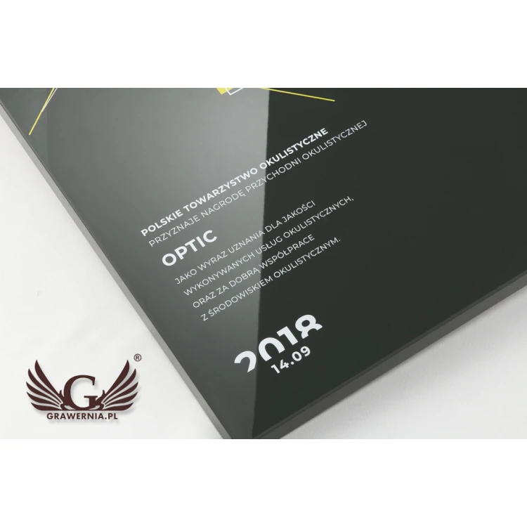 Anerkennungsurkunde Exclusive Graphit - Maße: 400x300mm - DUV031