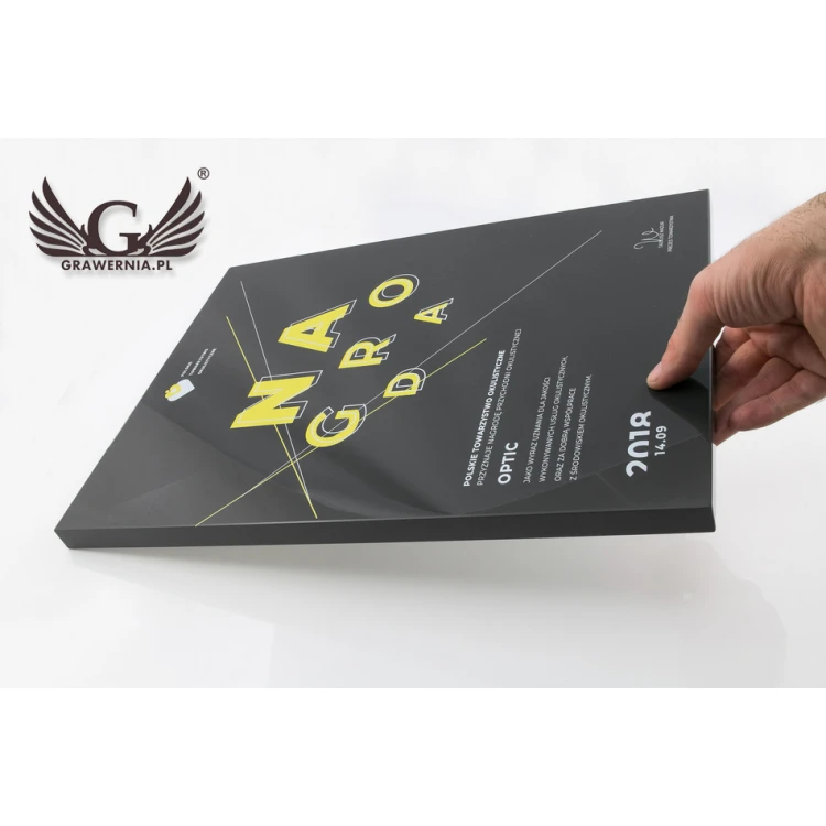 Anerkennungsurkunde Exclusive Graphit - Maße: 400x300mm - DUV031