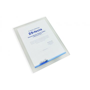 Anerkennungsurkunde - farbiger UV-Druck - DUV008