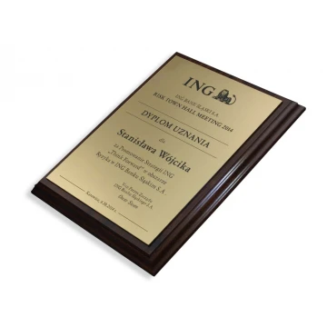 ANERKENNUNGSURKUNDE - GOLD MD2 - DS014